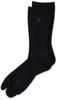 Fitwell Golf Regular Tabi Even Antibacterial and Odor Size Socks, Length, Style, Compression, Resistant, Men's, Black, 25-27cm (52JX1006)