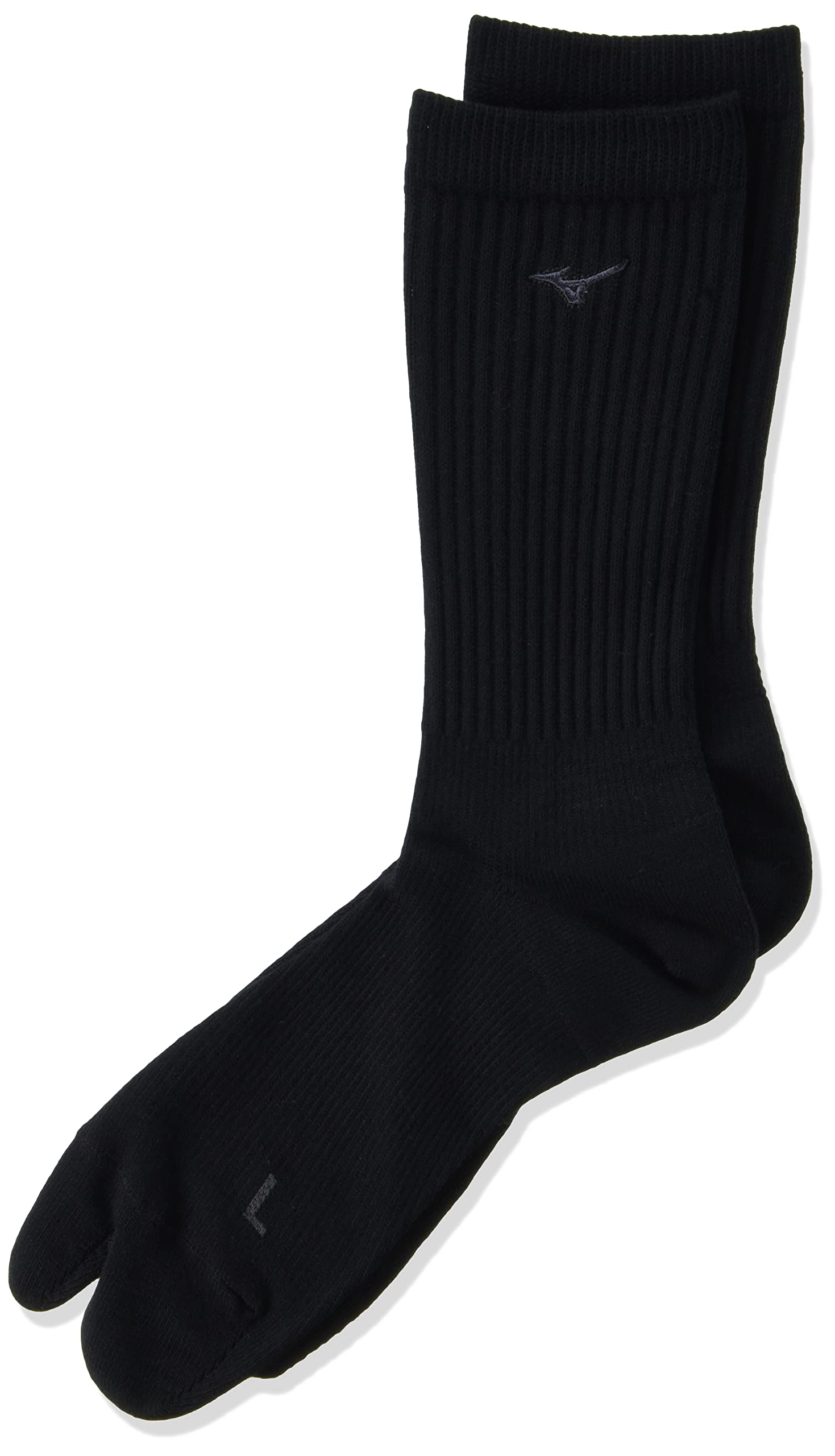 

Mizuno Fitwell Golf Regular Tabi Even Antibacterial and Odor Size Socks, Length, Style, Compression, Resistant, Men s, Black, 25-27cm (52JX1006) чёрный