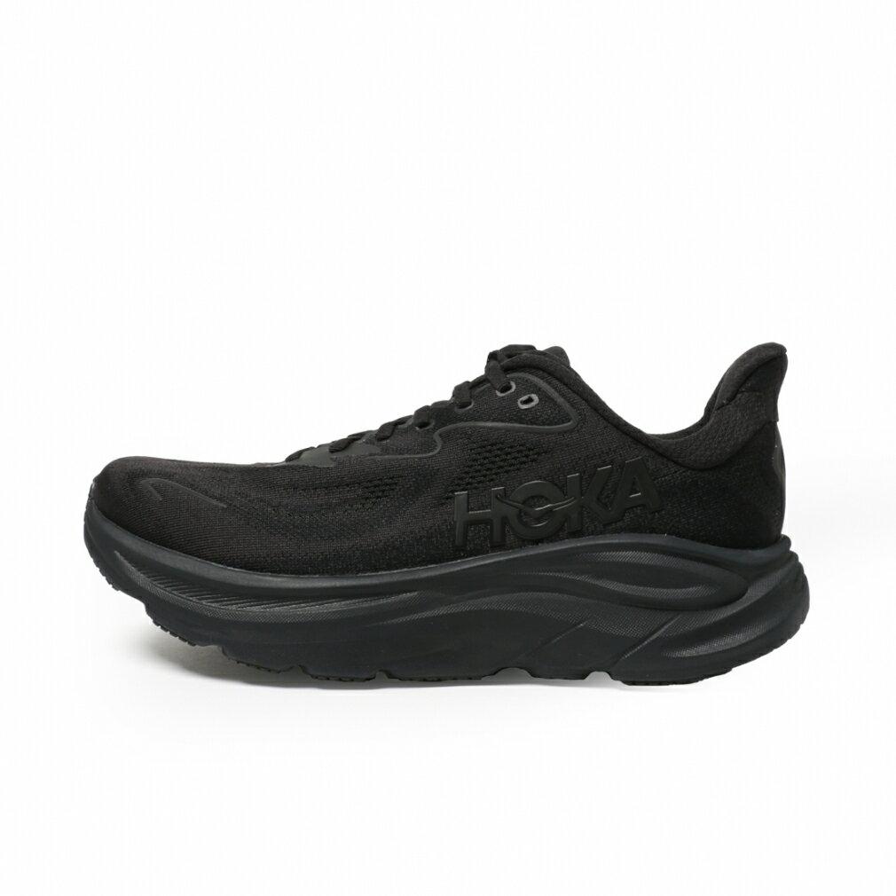 HOKA CLIFTON 10 WIDE Mens Track/Running Running Shoes 2E BlackBlack