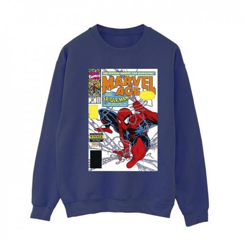 Marvel Womens/Ladies Spider-Man Marvel Age Comic Cover Sweatshirt