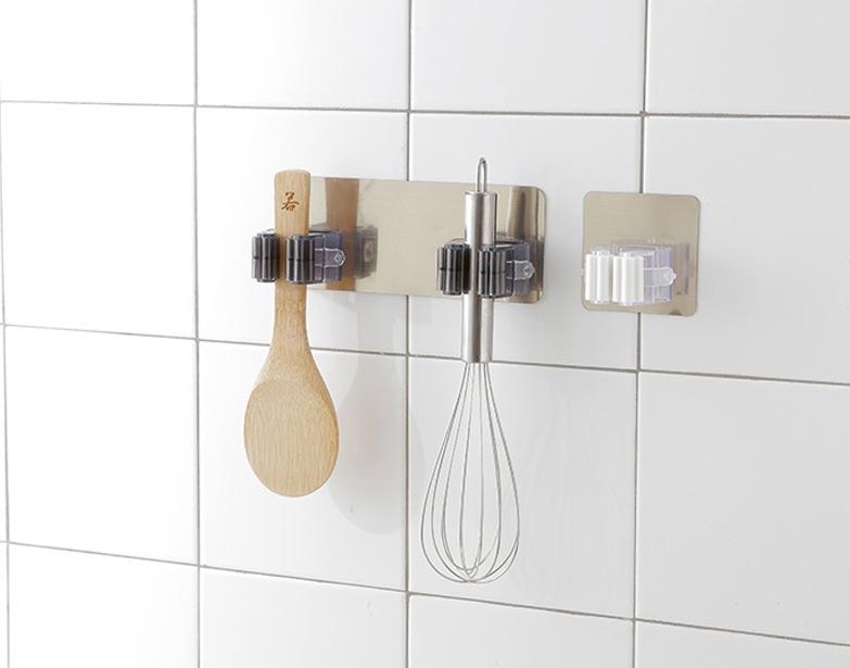 White Mop Hanger