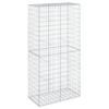 Gabion with Lid 100x50x200 Cm Galvanized Iron