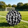 1 vnt. Rankų ir skaičių tema Futbolo kamuolys, Dydis 5, Lengvas PVC, Lauko treniruočių futbolo kamuolys, Dovana c6552