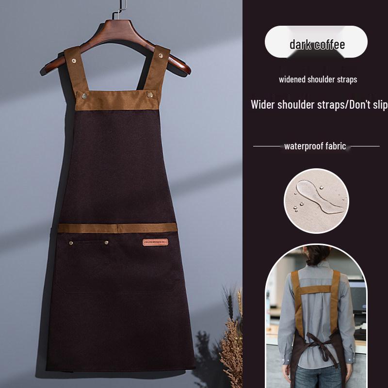 Waterproof Stain-Proof Apron for Supermarket, Catering, and Milk Tea Shops with Logo Printing