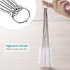 OUNONA Straw Brush, Cleaning Brush for Tubes, Ultra-Fine, for Spouts, 20cm, Set of 10 Different Diameters