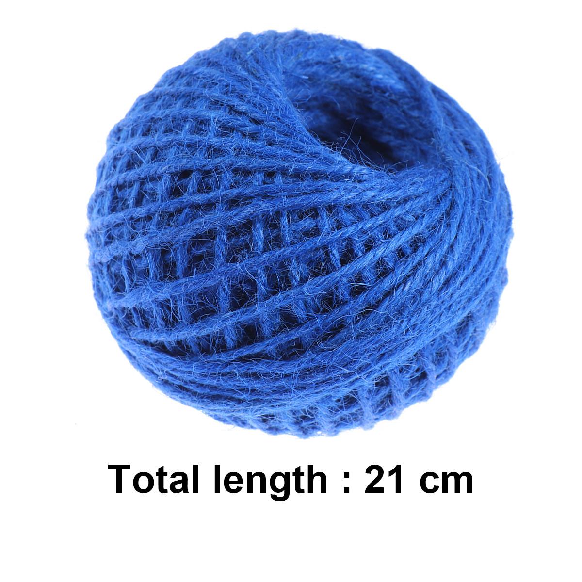 

1 Roll Red Colored Hemp Rope Multipurpose for Sewing Crafts DIY Gift Wrapping Scrapbook Art Braided Tag Rope Decor