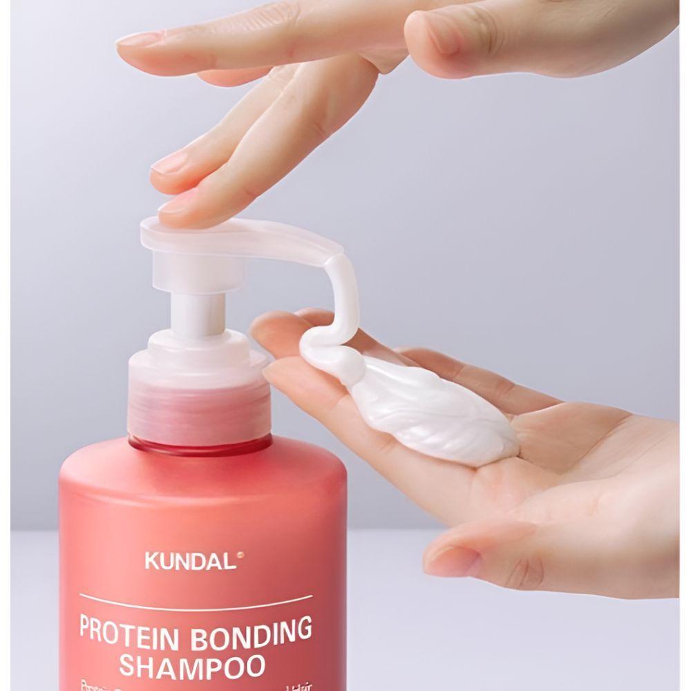 KUNDAL Protein Damage Care Shampoo 500ml + Treatment 250ml Set Violet Muguet Scent Hair Repair Set