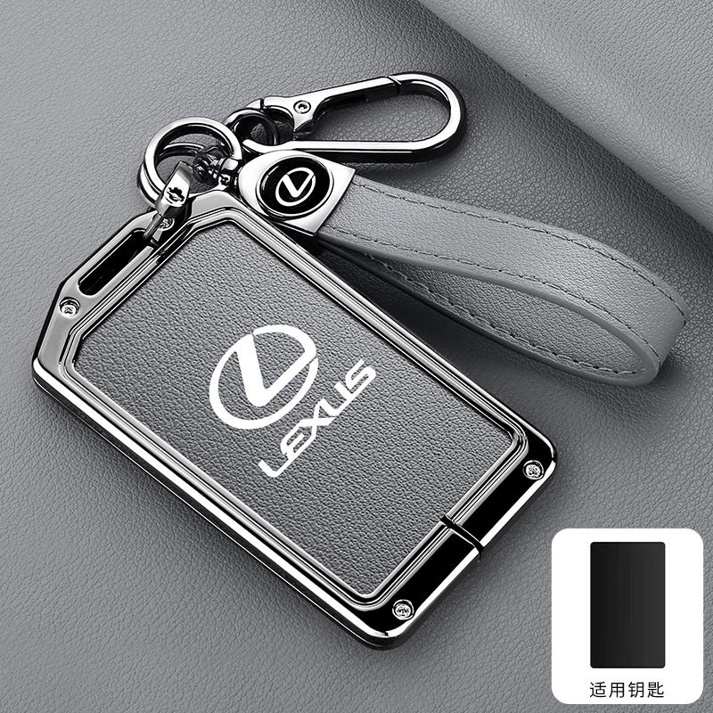 DMTZ1 2025 Zinc Alloy Leather Car Remote Card NFC Key Case Fob Cover For Lexus F Sport ES LM GS IS NX RX LX LS RX300 Styling Accessory