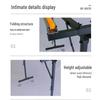 Adjustable Folding Roller Support Stand for Table Saw and Woodworking