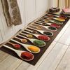 Waterproof Spices Kitchen Carpet Anti-fouling Spices Rug Skin Friendly Spices Kitchen Mat  Kitchen