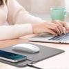 Foldable Wireless Charging Mouse Pad 15W Wireless Desktop Charger  Travel
