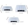 Double Side Tackle Carrying Case Large Clear Fishing Lures Storage Waterproof