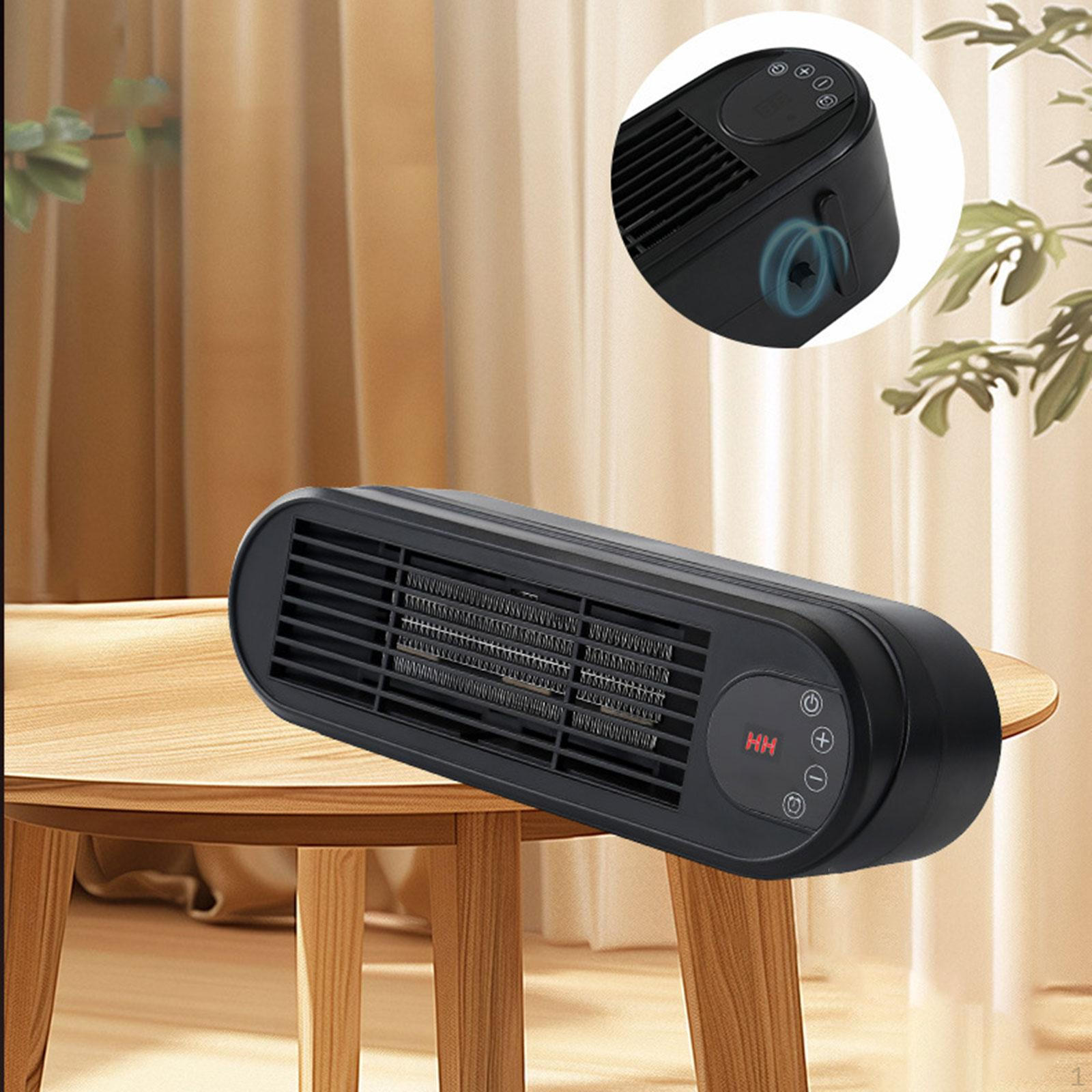 

Bathroom Space Heater PTC Fast Heating Portable for Dorm Home Bedroom