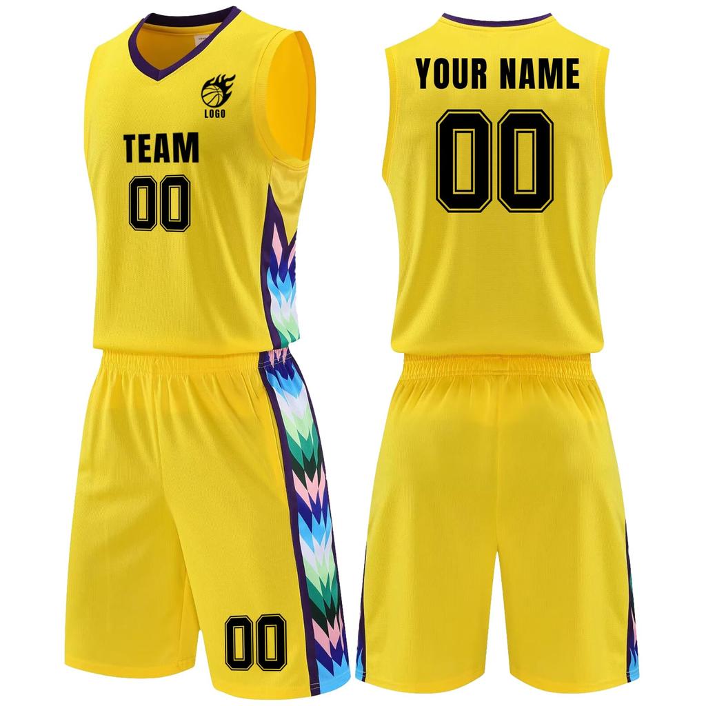 Vlastní basketbalový dresový set Personalizovaný a s číslem Bezrukávové uniformy Prodyšné sportovní oblečení pro muže a mládežnické týmové tréninky