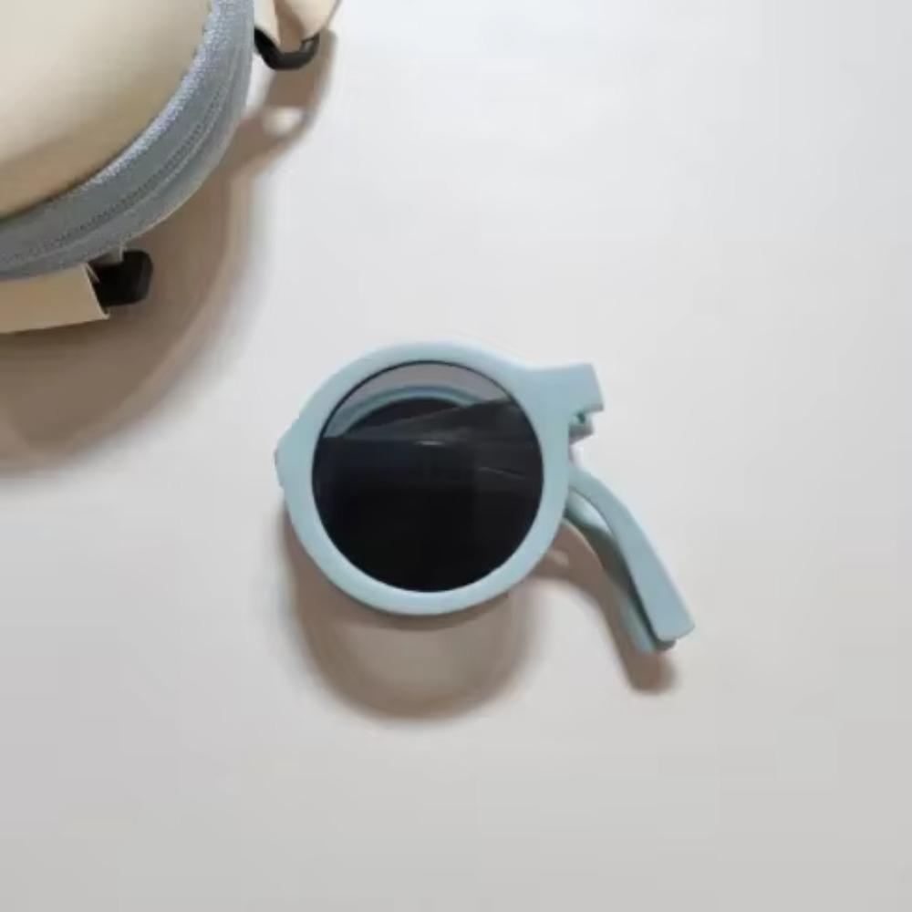 Ochelari de soare pliabili pentru copii, fete și băieți, drăguți, rotunzi, ochelari de soare, copii, ochelari de vedere, ochelari de soare pentru copii, ochelari de protecție UV, pliabili