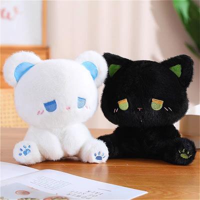 15cm Cute White Bear Plush Toy Cartoon Soft Stuffed Animal Doll Lovely Kids Birthyday Gift Kawaii Customized Plush Toys