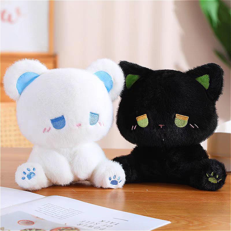 15cm Cute White Bear Plush Toy Cartoon Soft Stuffed Animal Doll Lovely Kids Birthyday Gift Kawaii Customized Plush Toys