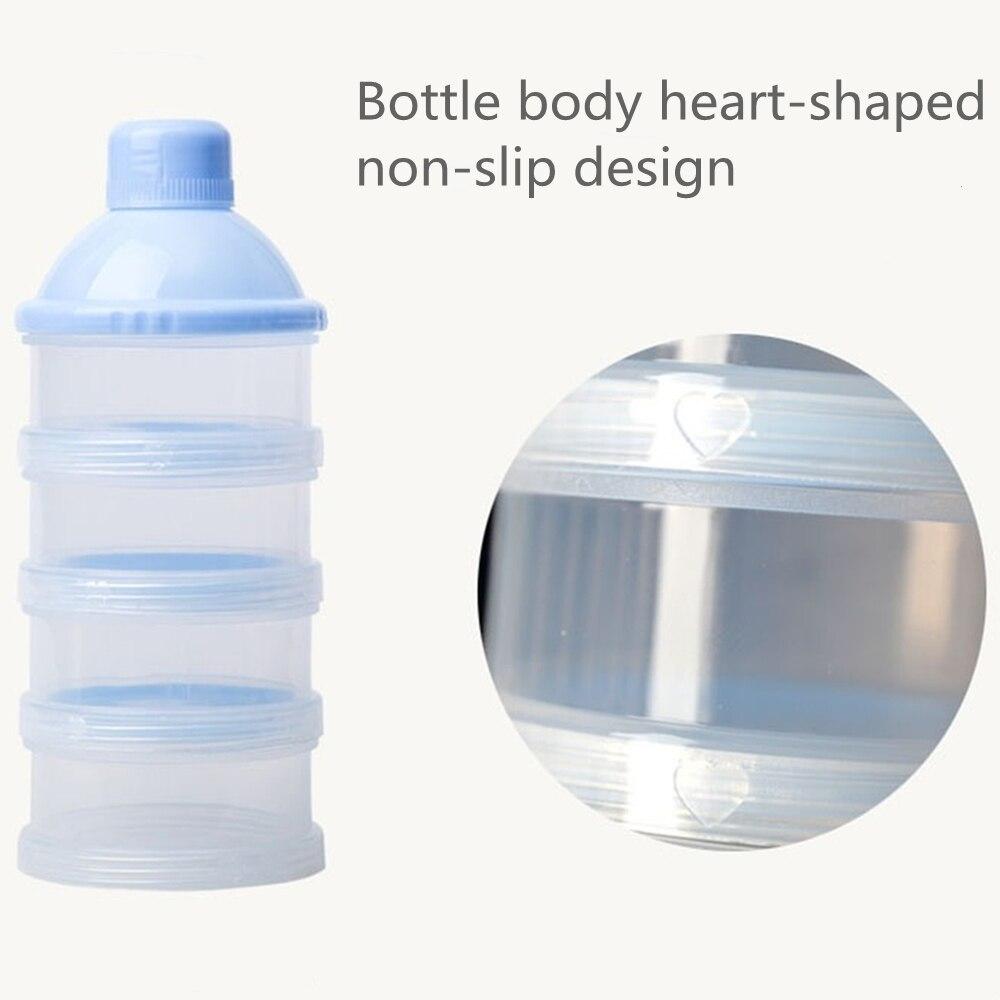Portable Milk Powder Formula Dispenser Food Container Storage Feeding Boxes for Baby Kids Toddler 4/5 Grid Baby Food Storage Box