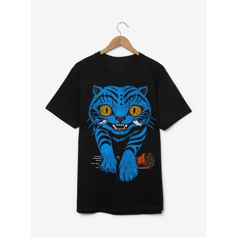 Cotton Comfortable Sports Style Monster Hunt Anime Printed Short Sleeved Shirt for Children Short Sleeved Shirt for Adults - ... S