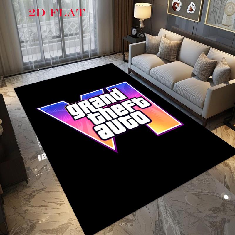 Grand Theft Auto San Andreas Carpet Suitable For All Seasons Home Decor Protective Pad Fashion Gift