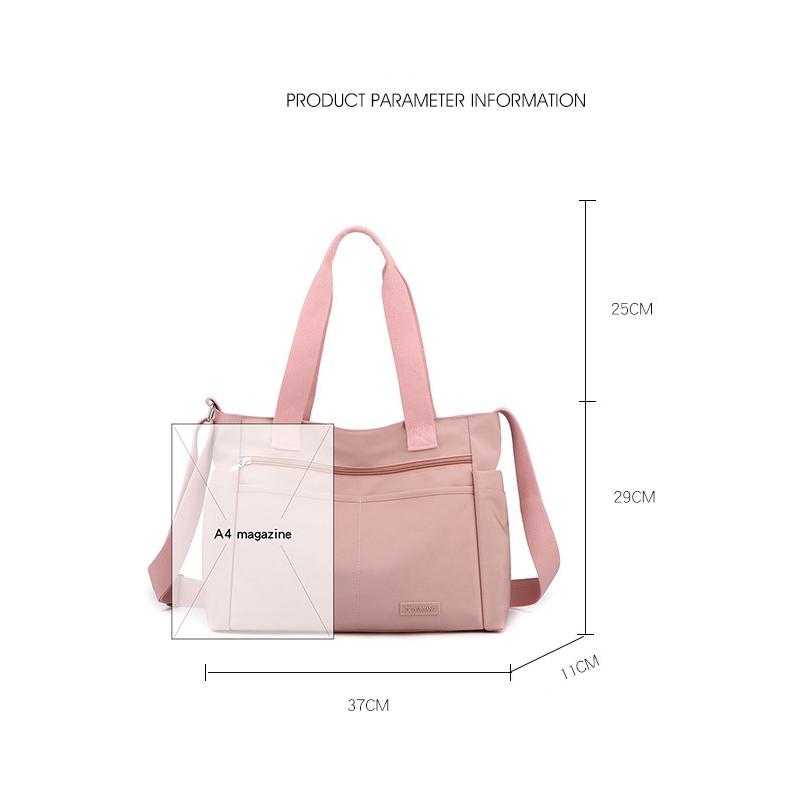 Mode Frauen Umhängetaschen Große Kapazität Multifunktions Reise Handtaschen Wasserdichte Nylon Leichte Messenger Taschen für Frauen