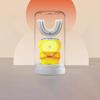 360 Degrees Automatic Children Electric Toothbrush Rechargable U Shaped for Kids Smart Ultra Sonic Tooth Brushes Blue Light IPX7