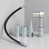 Grease Sprayer Lubrication Tips Hose Set Quick Connect Greasing Hose Extension Carbon Steel Precision-Fitting Accessories For