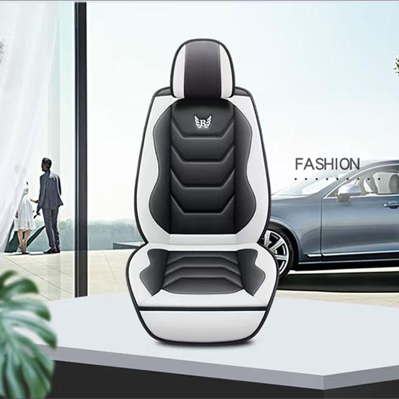 Universal PU Leather Front Car Seat Cover Durable&Breathable Cushion Mat Waterproof Protect Cushion Auto Seat Cover 1PC
