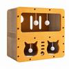 Cat House with Scratcher Two-sidedSided Cardboard Scratching Shelter Indoor
