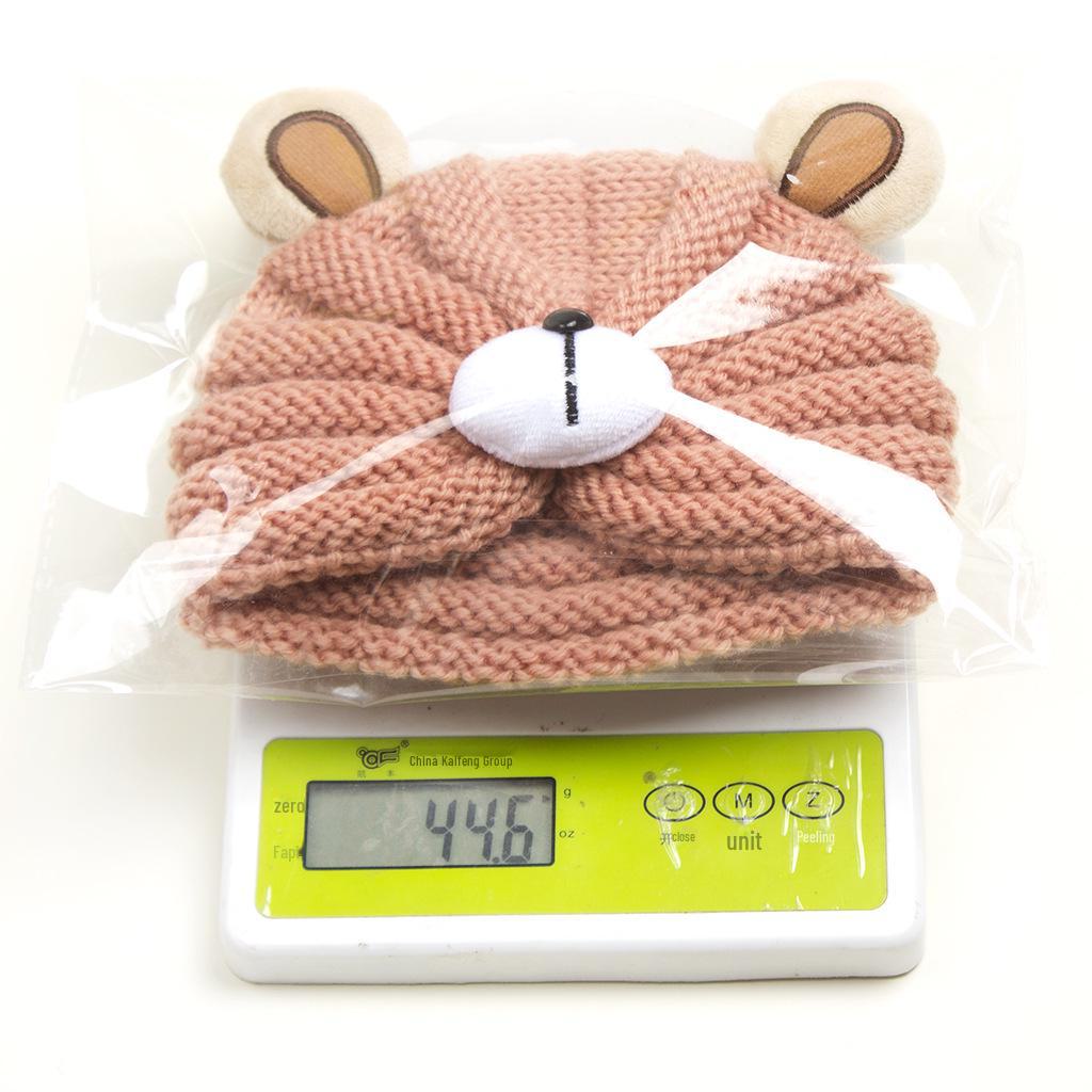 2023 Cute Bear Wool Hat for Kids - Warm & Comfortable for Autumn and Winter