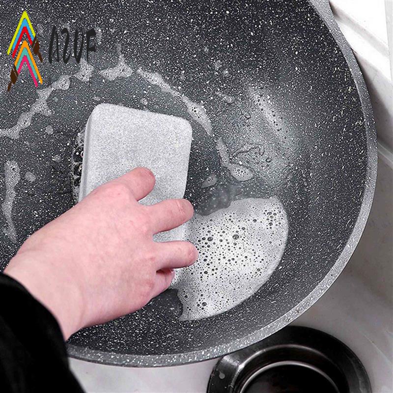 A20F-50Pcs Kitchen Sponges Dishwashing Sponges Magic Cleaning Sponges Brush