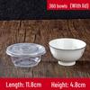 Disposable Plastic Round Bowls with Lids