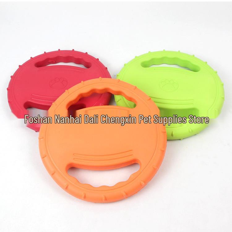 EVA Foam Bite-Resistant Flying Disc Dog Toy for Golden Retrievers & Teddies