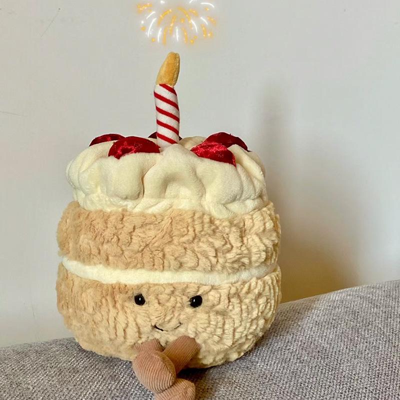 Fun Cake Doll Children's Birthday Gift Plush Toy Creative Fake Cake Fun Birthday Gift Girl