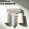 Xiaomi 1/6pc Sticky Lint Roller Velvet Brush Hand-tear Replaceable Roll for Clothing Carpets Car Seats Pets Hair Removal Cleaning Tool