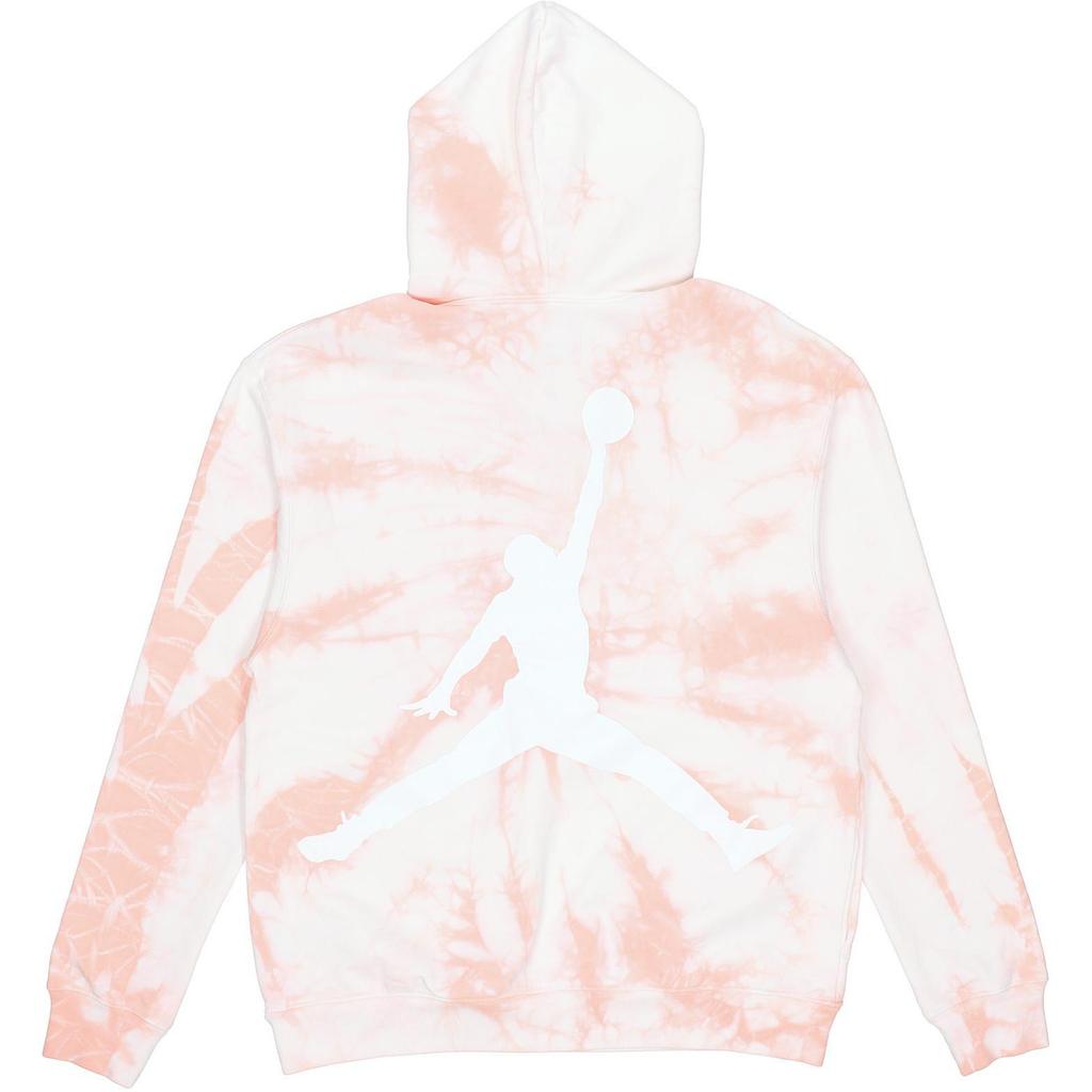 Air Jordan Tie-Dye Hoodie With Large Back Logo Print Men tops Sail-White DR2647-134