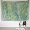 Sage Green Abstract Watercolor Tapestry Minimalist Morandi Wall Carpet Art Hanging Cloth Room Decoration
