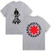 Red Hot Chili Peppers Band Cotton Retro T-shirts Men's Summer Casual Breathable Clothing Unisex Short Sleeve Comfort T Shirt Y2K