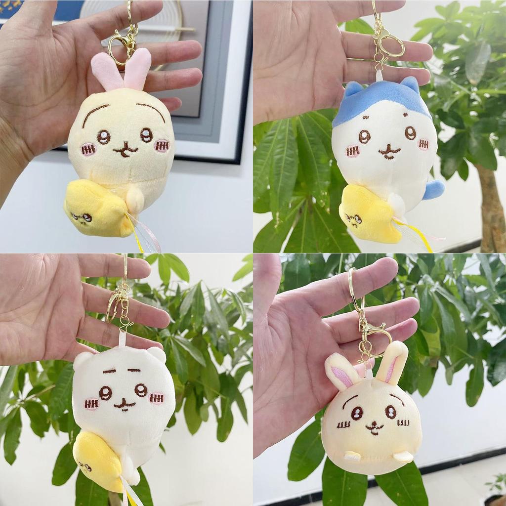 Adorable Japanese Chiikawa Plush Doll Keychain Creative Cute Character Accessory