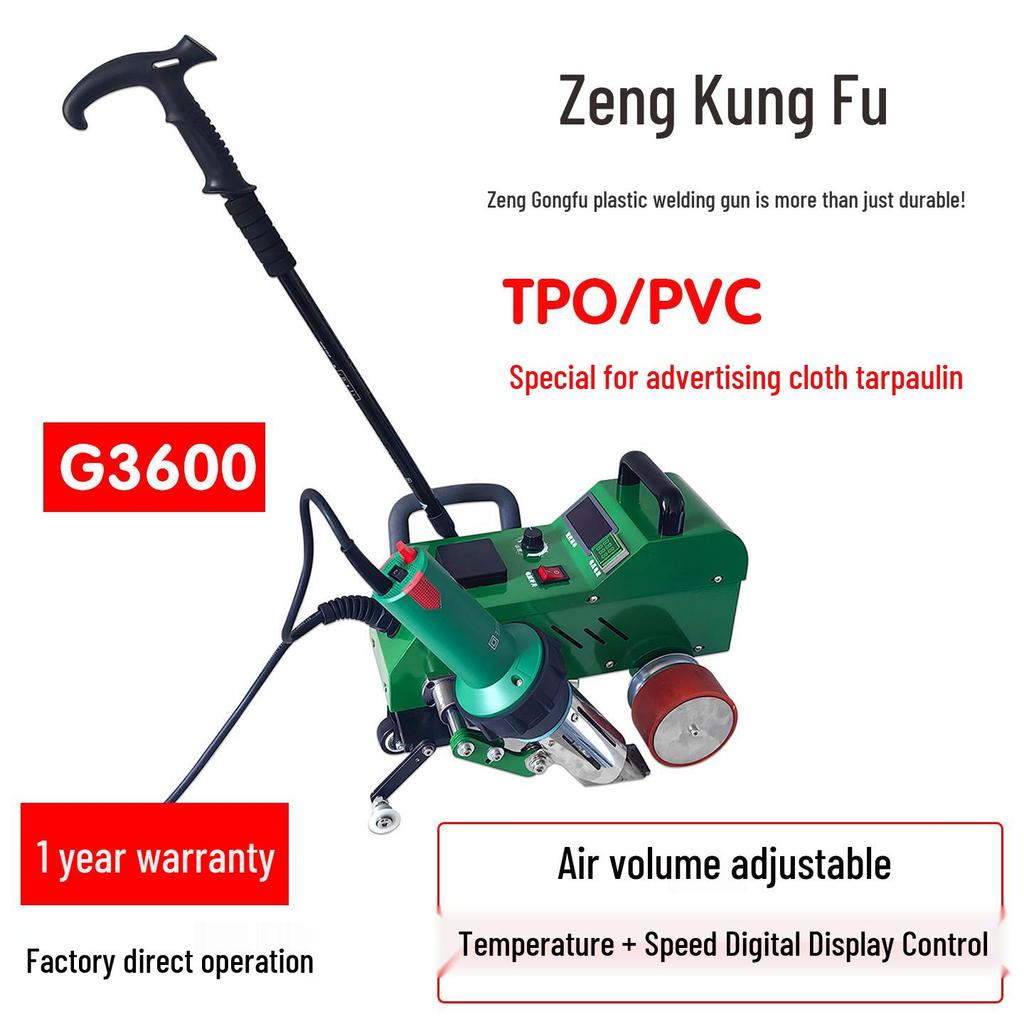 3600W PVC Tarpaulin Welder & TPO Heat Sealer for Advertising Printing and Roller Shutter Doors.