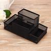 Metal Mesh Home  Pen Pencils Holder Desk Stationery Storage Organizer Box 