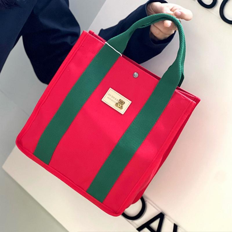 Female Canvas Tote Bag Organizer New Trendy Handbag Women Small Single Shoulder Bags Ladies Casual Top Handle Bags For Work Simple And Practical