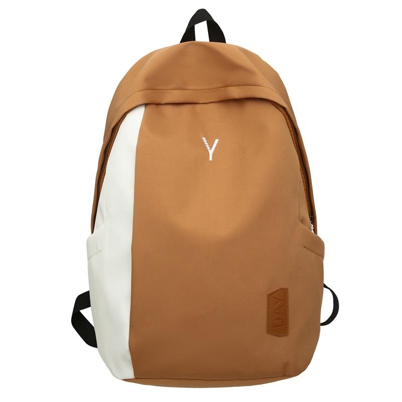 

Школьный рюкзак Женский Мори трендовый универсальный для учеников средней и старшей школы нишевый высокоценный рюкзак большой вместимости для занятий школьный рюкзак коричневый