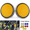 Universele Aluminium Motorfiets Voorspatbord Reflectorbeugel met Waarschuwingssticker
