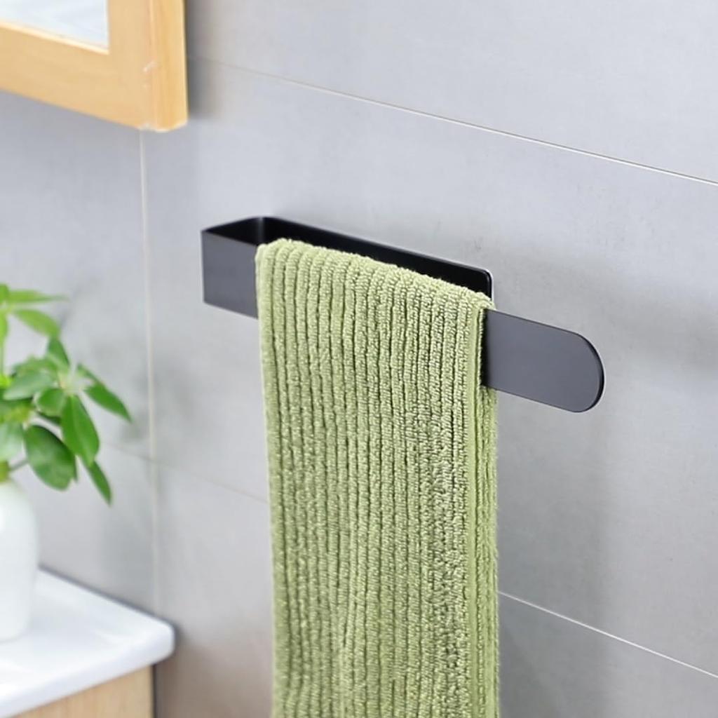 Towel Rack Non-punched Towel Rack Bathroom Organizer Self-adhesive Bathroom Kitchen Towel Hand Towel Rack Household Items