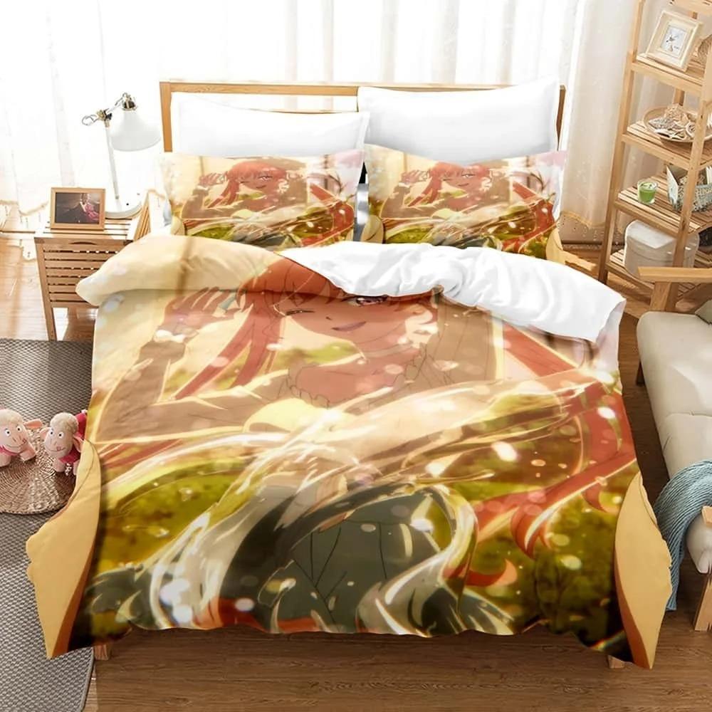 New Anime A Couple Of Cuckoos Bedding Set Single Twin Full Queen King Size Bed Set Adult Bedroom Duvet Cover Sets Home Textiles