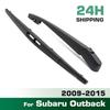 Wiper 14" Rear Wiper Blade & Arm Set For Subaru Outback 2009 - 2015 Windshield Windscreen Tailgate Window Rain Brush