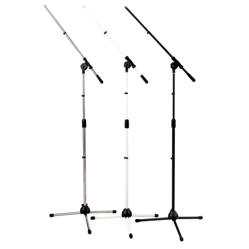 Kikutani MS-200 Chrome Boom Microphone Stand (Compatible with Straight Stands)