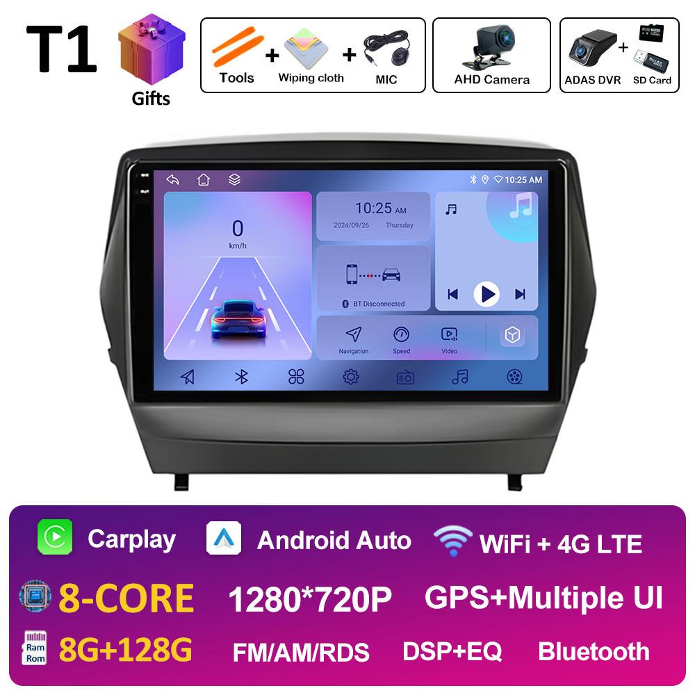 For Ix35 Hyundai Tucson 2 LM IX35 2009 2010 2011 2012 - 2015 Android Intelligent System GPS Navigation Cooling Fan WIFI No 2 Din