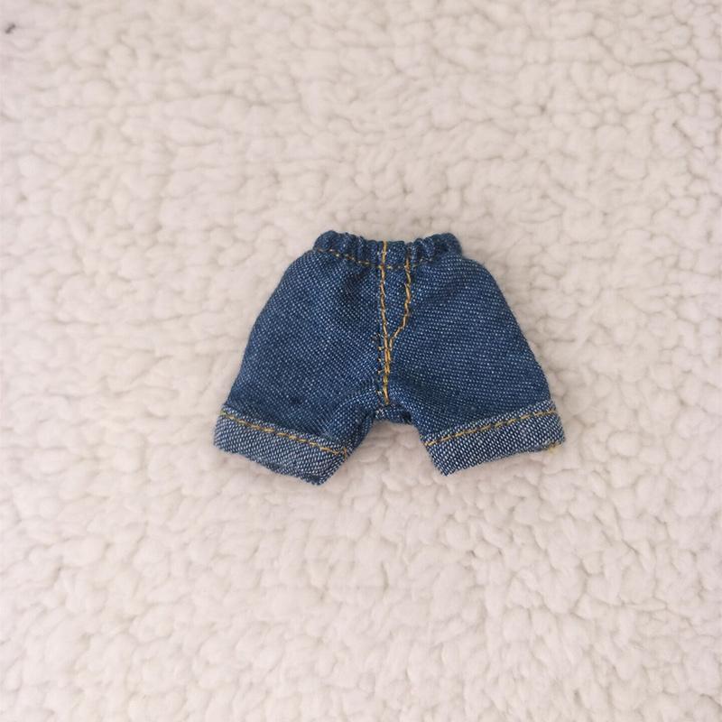 bjd clothes ob11 baby clothes cute 1/12 bjd doll clothes striped short sleeve T-shirt GSC clay head doll accessories shorts toy